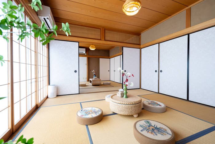 和モダンルームの畳の部屋
